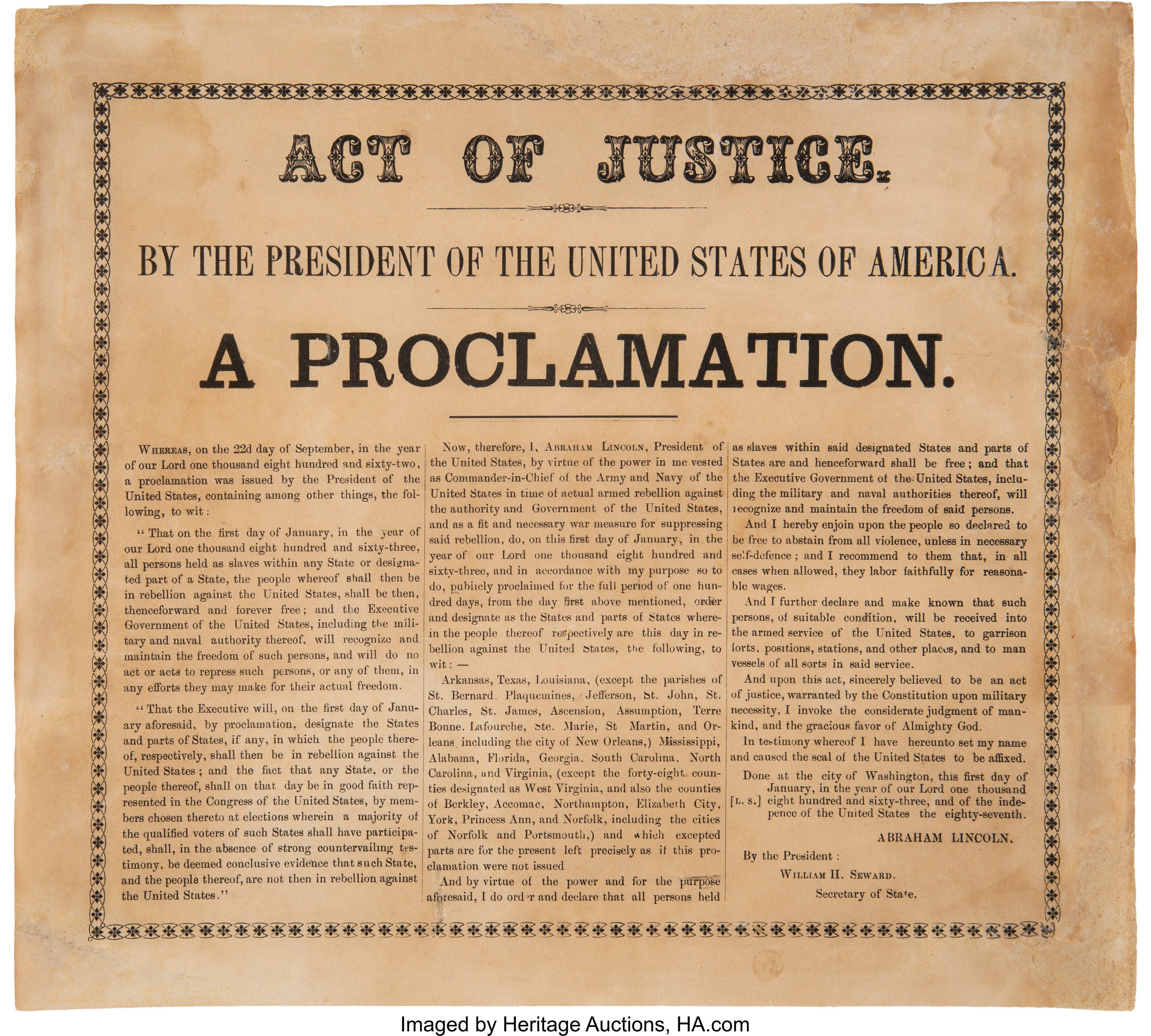 Emancipation Proclamation